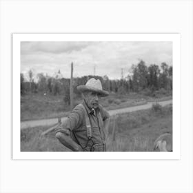 Bachelor Cut Over Farmer, Near Gheen, Minnesota, Lived Same Place Twenty Five Years By Russell Lee Art Print