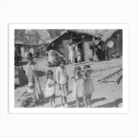 Mexican Children, San Juan, Texas By Russell Lee Art Print