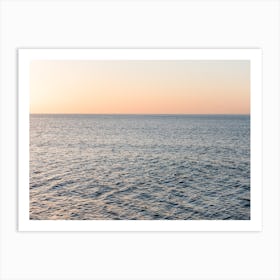 Sunset Over The Sea, Italy Art Print