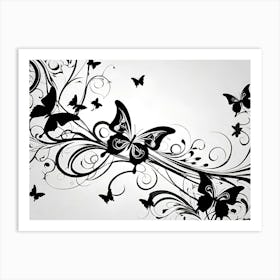 Butterfly Wall Art 4 Art Print