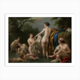 Venus And Nymphs Bathing (1776) – Louis Jean François Lagrenée (French, 1724 1805) Art Print