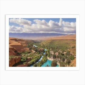 River In The Desert 1 Art Print