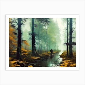 Autumn Forest 16 Art Print