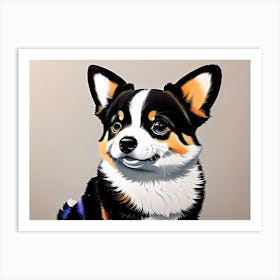 Corgi Painting 10 Art Print