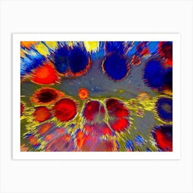 Acrylic Extruded Painting 349 Art Print