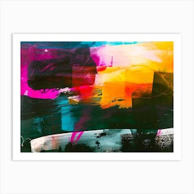 Colorful Abstract Painting 3 Art Print