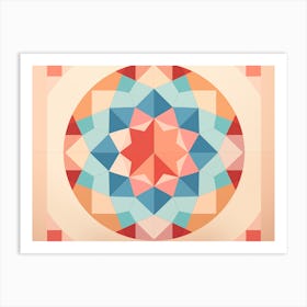 Geometric Mandala Art Print