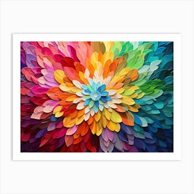 Colorful Flower Art Print