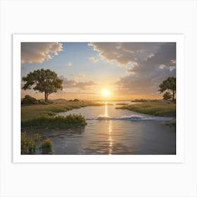 3d Animation Style The Beginning Of A New Day This Name Sugge 1 (1) Art Print