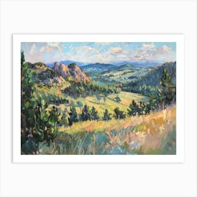 Western Landscapes Black Hills South Dakota 4 Art Print