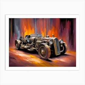 Steampunk Car 3 Art Print