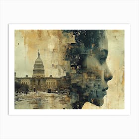 Temporal Resonances: A Conceptual Art Collection. America'S Next Great City Art Print