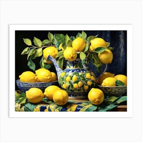 Lemons Art Print