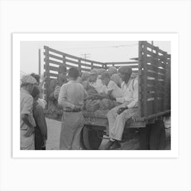 Watermelons For Sale, Saturday Afternoon, Steele, Missouri By Russell Lee Art Print