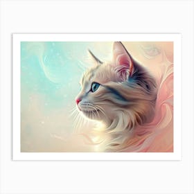 Cat Portrait Art Print