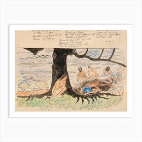 Tahitians Fishing (ca. 1891–1893), Paul Gauguin Art Print