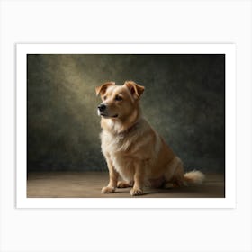 Familiar Dog Art Print