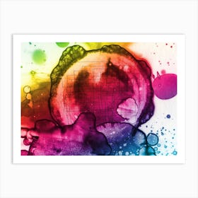 Watercolor Abstraction 3 Art Print