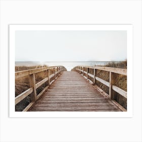 Wooden Walkway To The Beach 1 Art Print