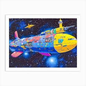 Spaceship 1 Art Print