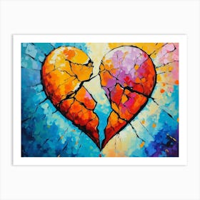 A Broken Heart 1. Art Print