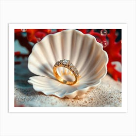 Engagement Ring 2 Art Print