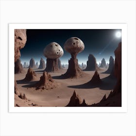 Alien Landscape 1 Art Print