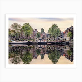 Amsterdam Reflection Art Print