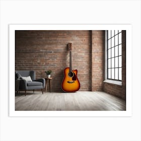 Acoustic Guitar Art Print