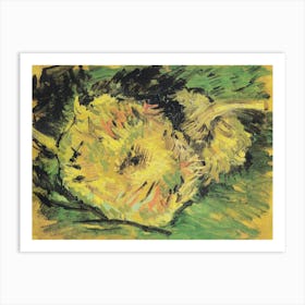 Two Cut Sunflowers (1888), Vincent Van Gogh Art Print