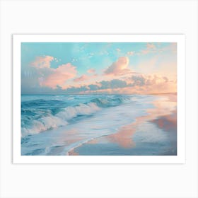 Peaceful Beach 4 Art Print