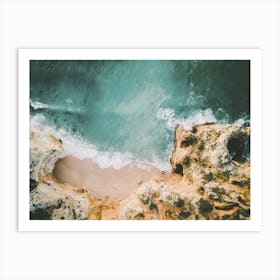 Portugal Coast From Above Art Print