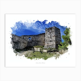 Kalaja, Berat, Albania 1 Art Print