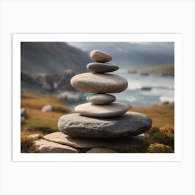 Stone Balance Art Art Print