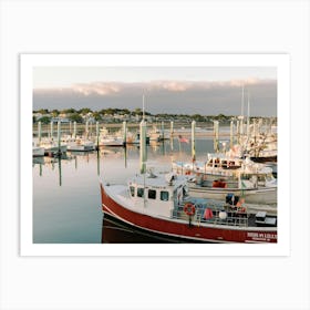 Provincetown Boats Art Print