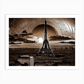 Paris Eiffel Tower 137 Art Print