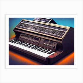 Synthesizer Art Print