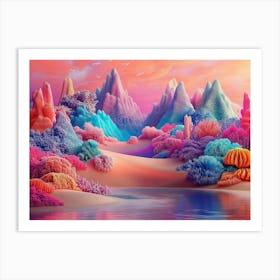 Ethereal Landscape Art Print