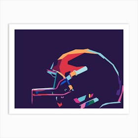 American Football Pop Art 5 Art Print