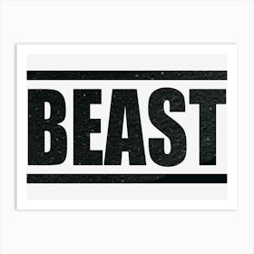 Beast Art Print