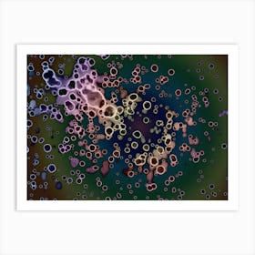 Abstract Aurora Borealis 2 Art Print