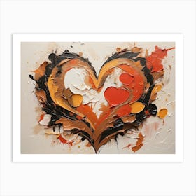 Heart Of Gold 3 Art Print