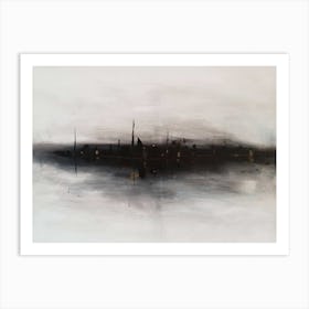 Night cityscape Art Print