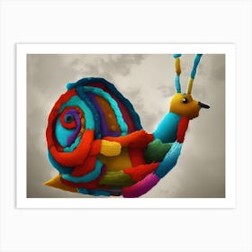 Sandy Snail Art Print