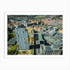 Drone Photo City Life Milan, Italy 202320230311 Dji 0676 Art Print