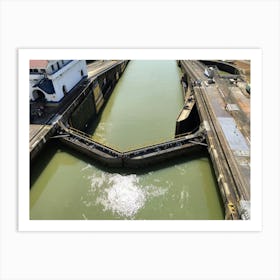 Panama Canal Art Print