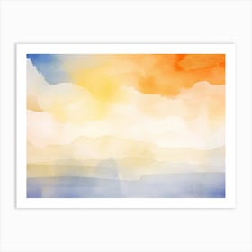 Sunset Elemental 6 Art Print