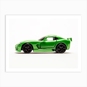 Toy Car Dodge Viper Green Art Print
