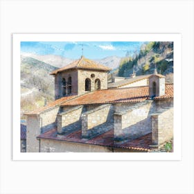 Church In Catalonia 20230416091073rt1pub Art Print