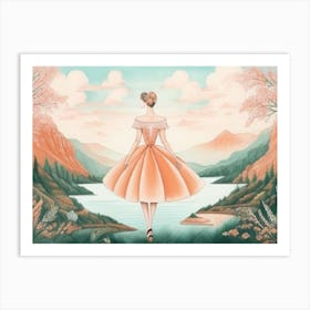 Ballerina Painting Art Print